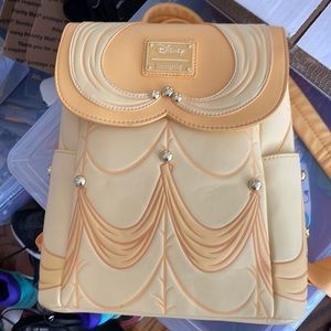 Loungefly Belle Dress mini backpack no tags, like new